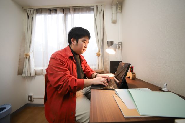 スチュデントハイム南仙台寮（Bタイプ）の間取り図・周辺地域