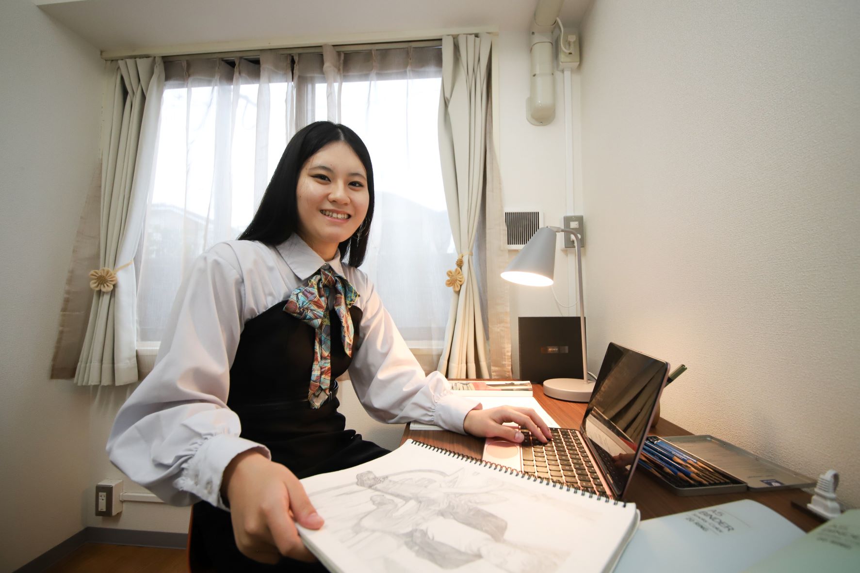 スチュデントハイム南仙台寮（Bタイプ）の間取り図・周辺地域