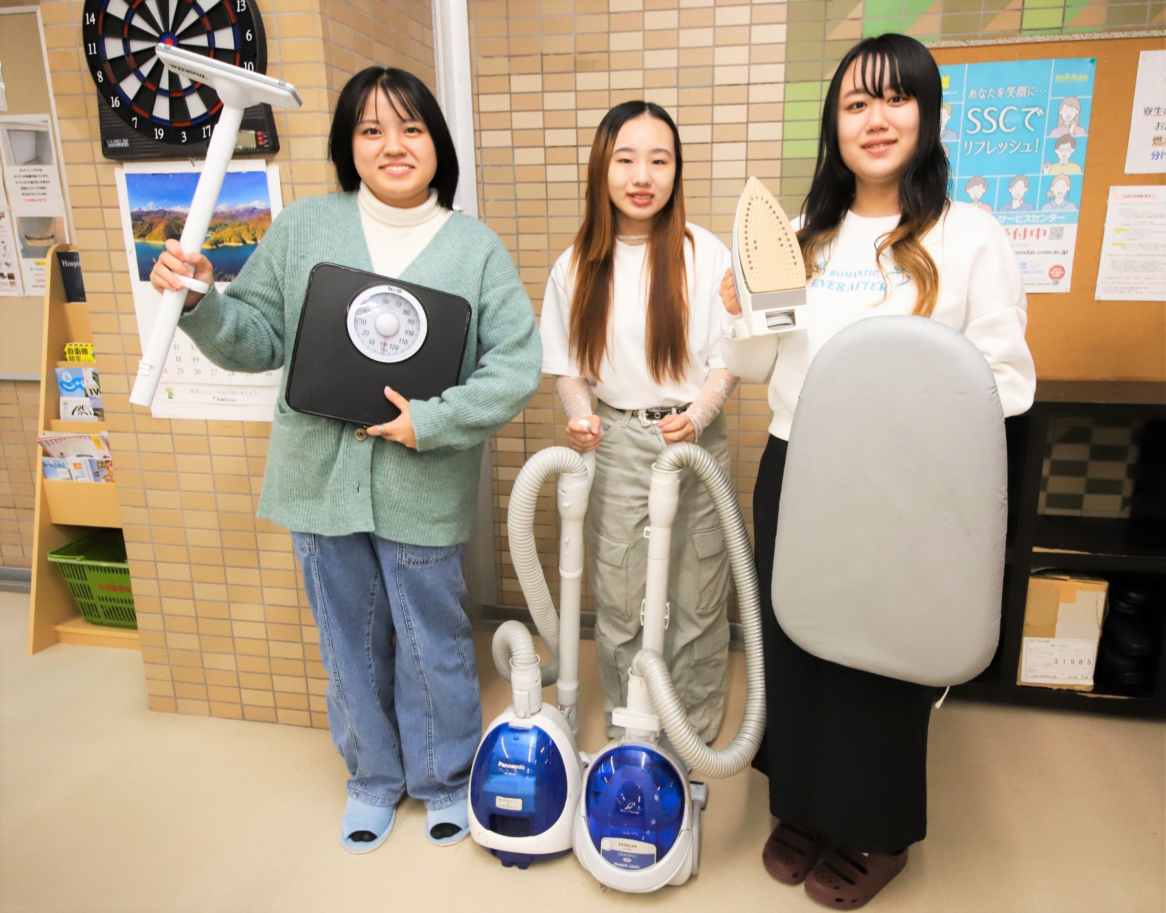 スチュデントハイム南仙台寮（Bタイプ）の間取り図・周辺地域