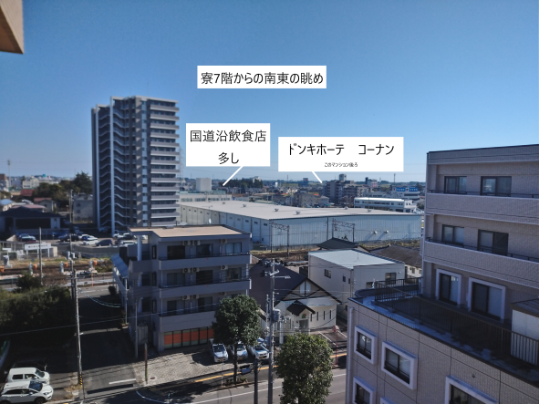 スチュデントハイム南仙台寮（Bタイプ）の間取り図・周辺地域
